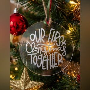 Our First Christmas Together Holiday Christmas Tree Ornament